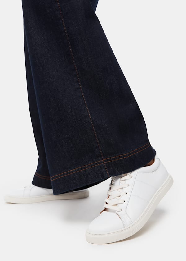 White Koki Lace Up Sneaker 